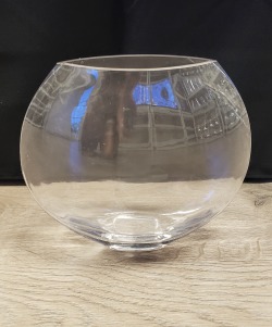 Oval Glass Vase