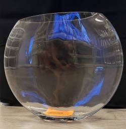 Oval Glass Vase – Large